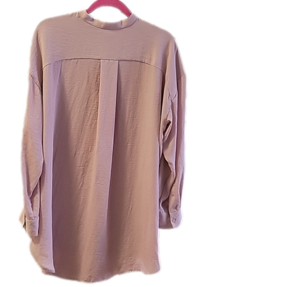 Cos Crinkled Draped Shirt US M - Picture 3 of 7